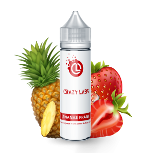 ANANAS FRAISE PECHE - 50ML - CRAZY LAB