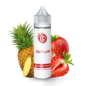ANANAS FRAISE PECHE - 50ML - CRAZY LAB