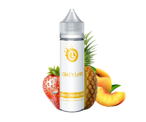 ANANAS FRAISE - 50ML - CRAZY LAB