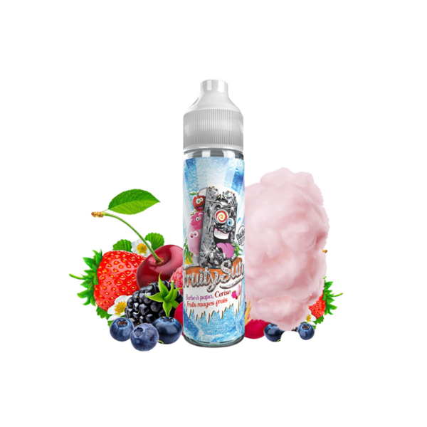 BARBE A PAPA CERISE FRUITS ROUGES - 50ML - FRUITY SUN