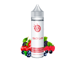 BARBE A PAPA FRUITS ROUGES - 50ML - CRAZY LAB