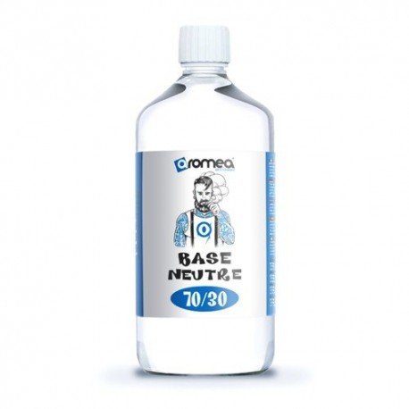 Base 70/30 PG VG sans nicotine pour e-liquide DIY