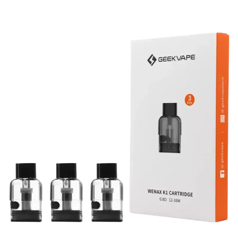 Cartouches Wenax K1 Geekvape Mesh compatibles Wenax K1 et K2