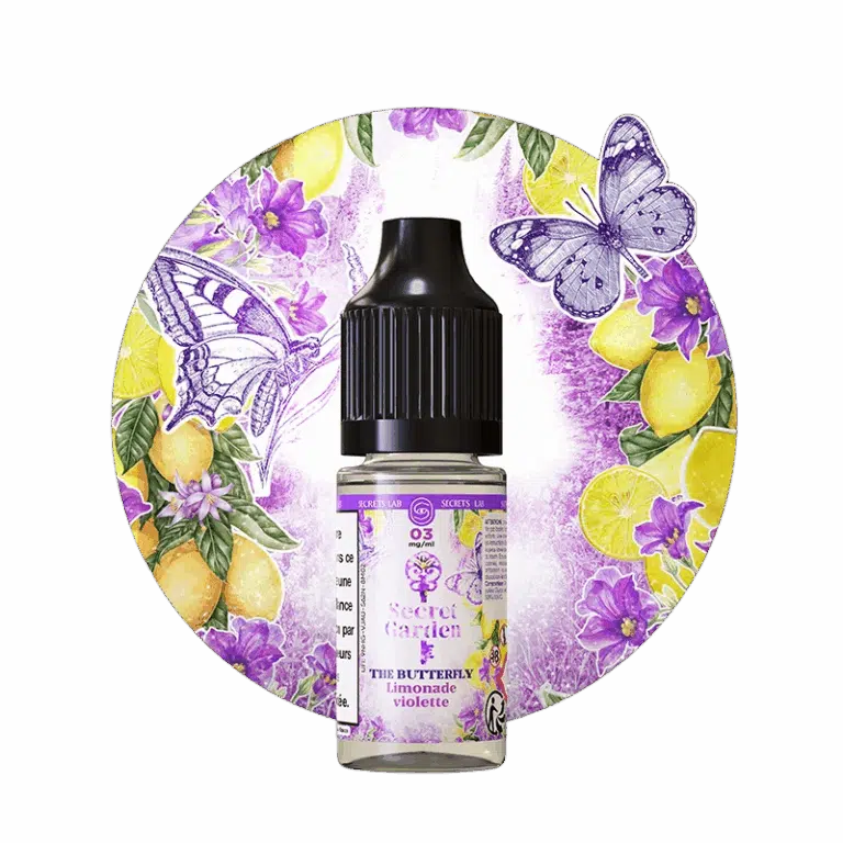 Flacon The Butterfly Secret Garden 10ml limonade violette