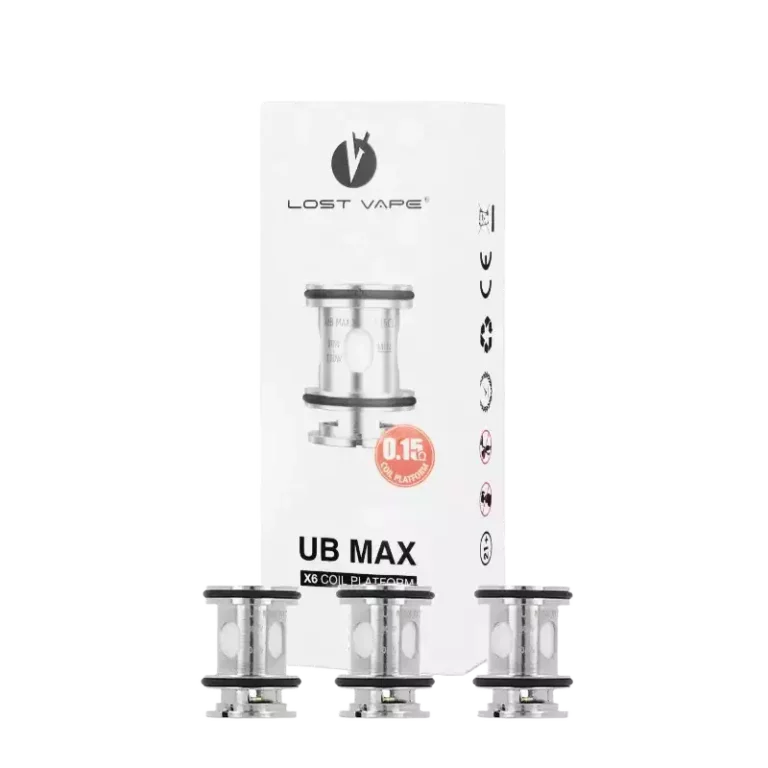 Résistances UB Max Lost Vape Mesh 0.15Ω 0.20Ω et 0.30Ω