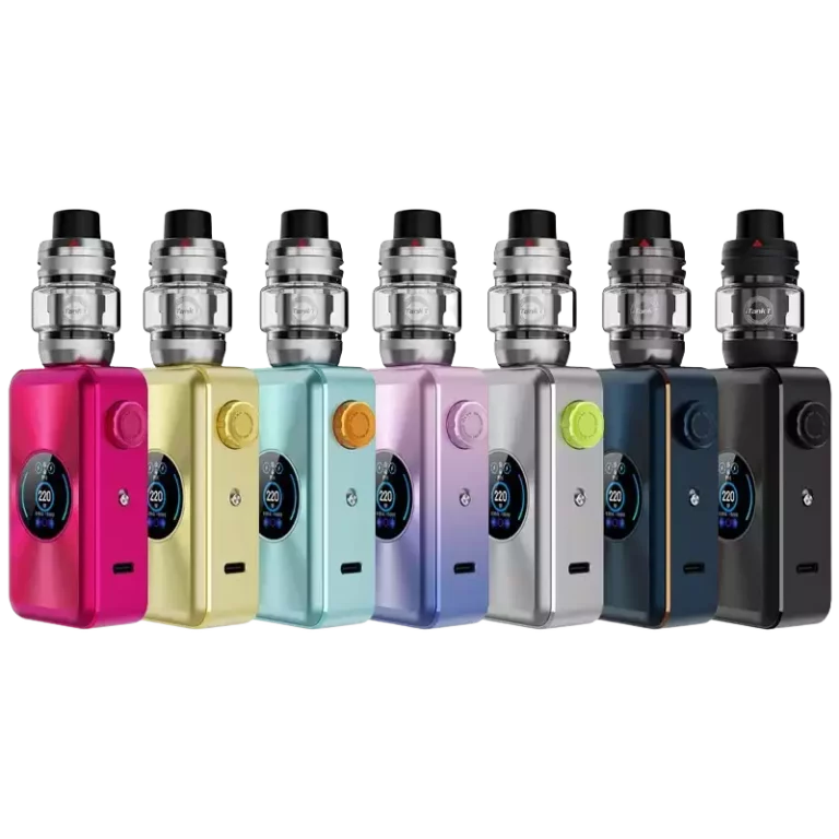 Kit Gen Max Vaporesso 220W double accu 18650 clearomiseur iTank T 6ml molette multifonction