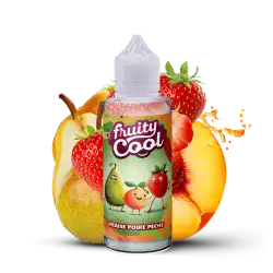 FRAISE POIRE PECHE - 100ML - FRUITY COOL