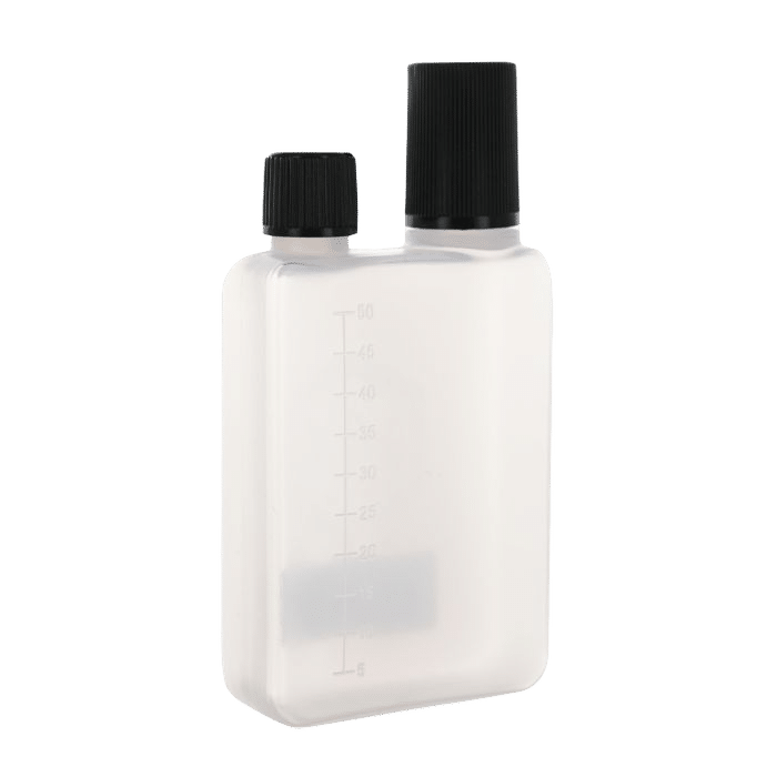 Bouteille DualFill 50ml graduée double ouverture Mix Lab
