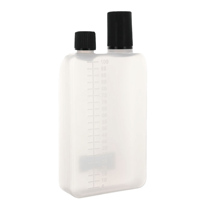 Bouteille DualFill 100ml graduée double ouverture DIY