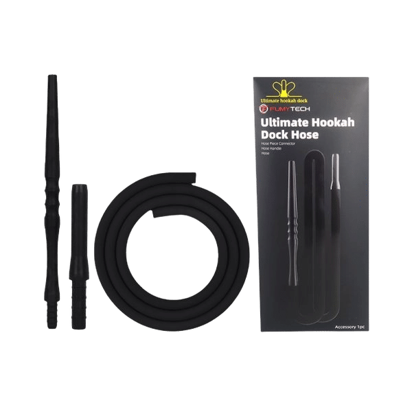 Pack Tuyau Ultimate Hookah Dock Fumytech silicone souple 100cm embout métal chicha électronique