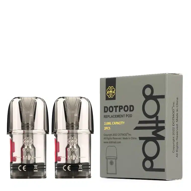Cartouches DotPod Go Dotmod avec résistance Mesh intégrée