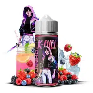 E-liquide Jinho K-Fuel 100ml Maison Fuel limonade fruits rouges frais 30/70