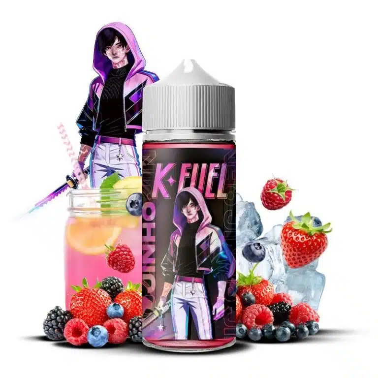 E-liquide Jinho K-Fuel 100ml Maison Fuel limonade fruits rouges frais 30/70